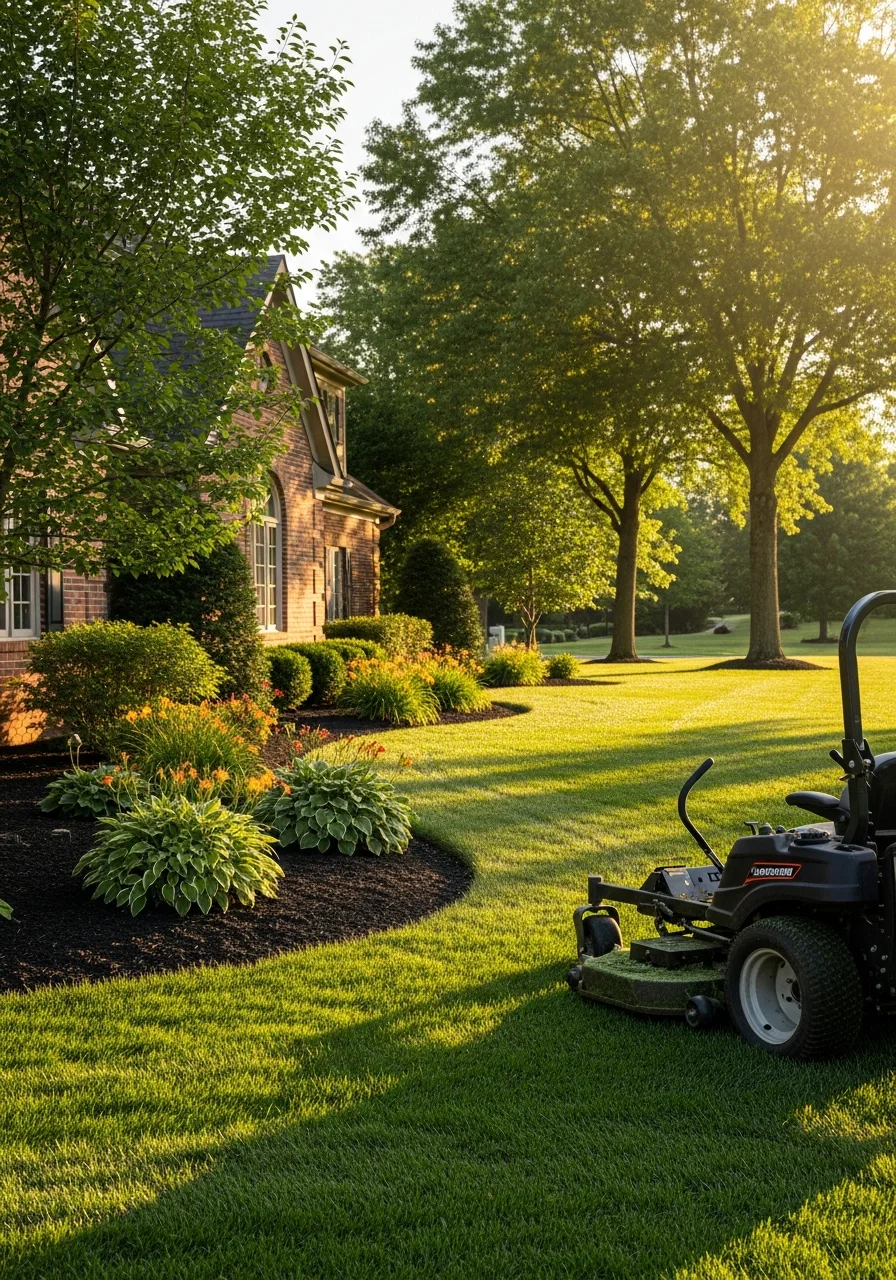 Noblesville homeowner satisfied with completed work on their property.
